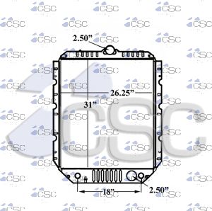 International Radiator 615RA106