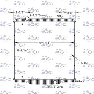 International Radiator 615RA9317STD