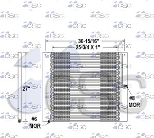 International AC Condenser 615AC192