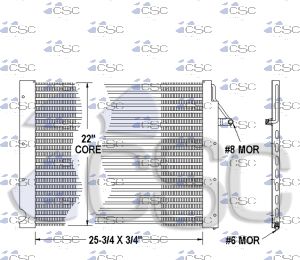 International AC Condenser 615AC207
