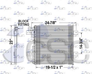International AC Condenser 615AC288