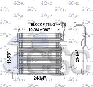 International AC Condenser 615AC299