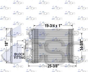 International AC Condenser 615AC300