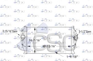 International Charge Air Cooler 615CA134E