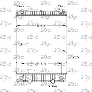 International Navistar Radiator 615RA131