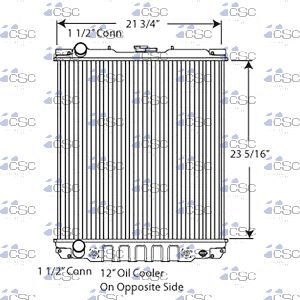 Isuzu Radiator 617RA014