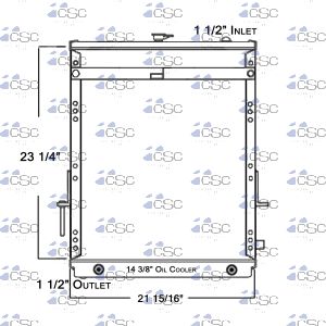 Isuzu Radiator 617RA025