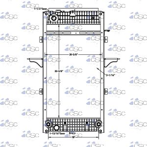 Isuzu Radiator 617RA034WF