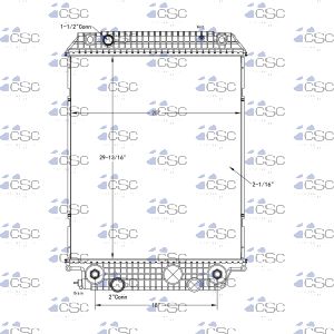 Isuzu Radiator 617RA049