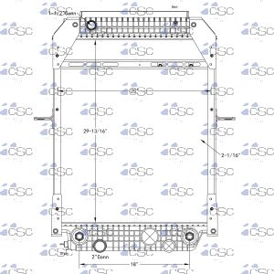 Isuzu Radiator 617RA049WF