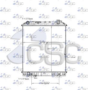 Isuzu/GMC Radiator 617RA9411