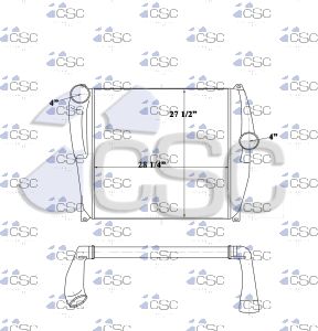 Kenworth Charge Air Cooler 619CA110B