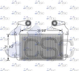 Kenworth Charge Air Coolers RECORE ONLY * 619CA111A