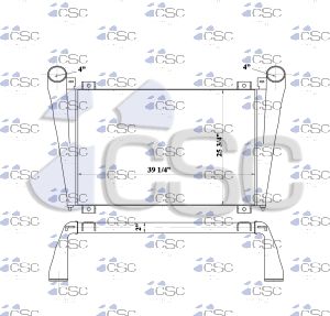 Kenworth Charge Air Cooler 619CA112C