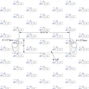 Kenworth / Peterbilt Charge Air Cooler 619CAKW12D