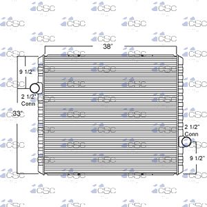 Kenworth Radiator 619RA005