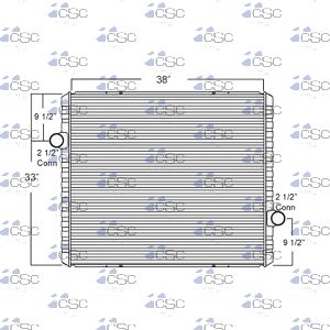 Kenworth Radiator 619RA005A