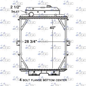 Kenworth Radiator 619RA007