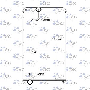 Kenworth Radiator 619RA008