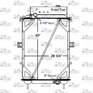 Kenworth Radiator 619RA010