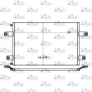 Mack AC Condenser 621AC328