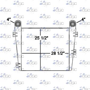 Mack Charge Air Cooler 621CA113