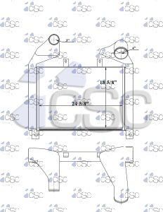 Mack Charge Air Cooler 621CA113E