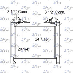 Mack Charge Air Cooler 621CA113F