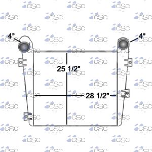 Mack Charge Air Cooler 621CA115