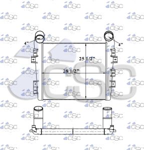 Mack Charge Air Cooler 621CA115B