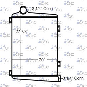 Mack Charge Air Cooler 621CA117B