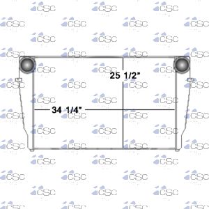 Mack Charge Air Cooler 621CA119D