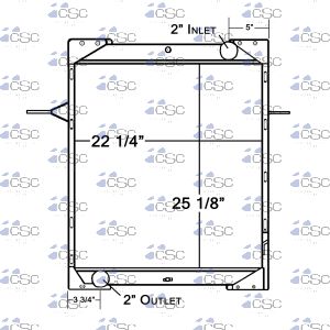 Mack Radiator 621RA001