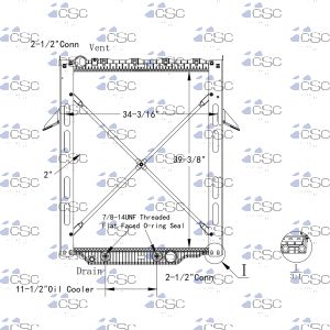 Volvo Mack Radiator 621RA018ORFWF