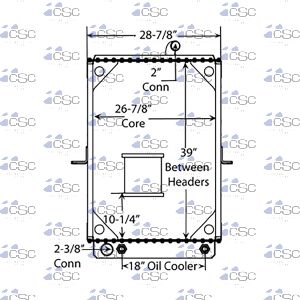 Mack Radiator 621RA020