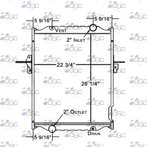 Mack Radiator 621RA022