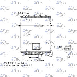 Mack / Volvo Radiator 621RA026ORF