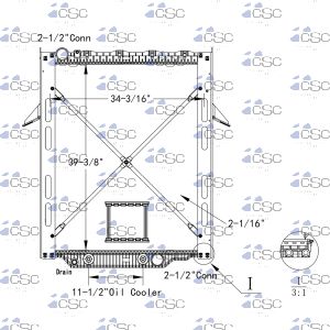 Mack / Volvo Radiator 621RA026WF
