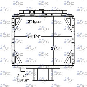 Mack Radiator 621RA029