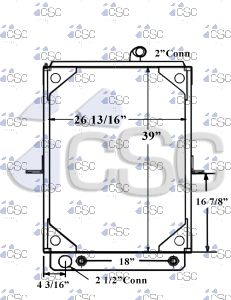 Mack Radiator 621RA040