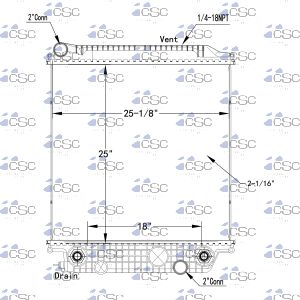 Mack Radiator 621RA060