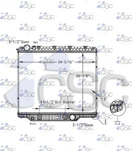 Mack Radiator 621RA15A