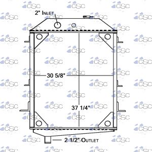 Mack Radiator 621RA7172