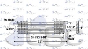 Mack AC Condenser 621AC021