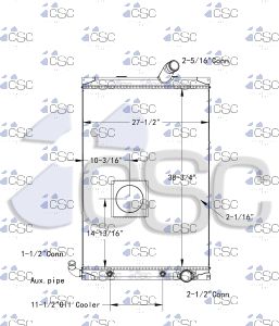 Mack Radiator 621RA041