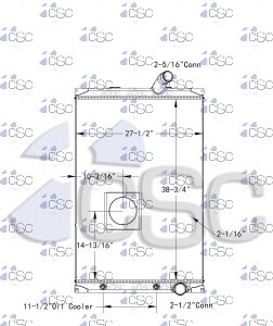 Mack Radiator 621RA043