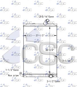 Mack Radiator 621RA051STD
