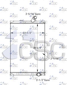 Mack Radiator 621RA053STD