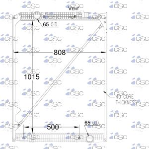 Mercedes Benz Radiator 625RA9220WF
