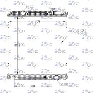 Mercedes Radiator 625RA9221